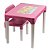 Mesinha com Cadeira Infantil Rosa Princesas - Styll Baby - Imagem 2