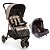 Conjunto Travel System Delta Duo Pro Bege Grid - Voyage - Imagem 1