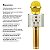 Microfone Karaokê Infantil com Bluetooth Dourado - Toyng - Imagem 4