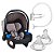 Bebê Conforto Touring X Cappucino Com Aspirador Nasal E Bico - Imagem 1
