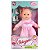 Boneca Bebezinho com Vestido Estampa Rosa - Estrela - Imagem 2