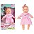 Boneca Bebezinho com Vestido Estampa Rosa - Estrela - Imagem 3