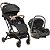 Carrinho Sprint com Bebê Conforto e Base Isofix Preto -Kiddo - Imagem 8