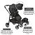 Carrinho Olympus Black Com Bebê Conforto e Base - Galzerano - Imagem 4