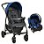 Carrinho de Bebê Ecco Azul com Bebê Conforto - Burigotto - Imagem 1