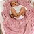 Cobertor Plush Cosy Rosa - Laço Bebê - Imagem 4