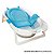Banheira para Bebê Leitosa Azul com Rede Protetora de Banho - Imagem 6