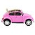 Carro Elétrico Infantil Beetle Rosa e Óculos de Sol - Imagem 2