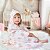Banheira de Bebê Leitosa Rosa Tutti Baby com Toalha de Capuz - Imagem 10
