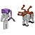 Boneco Minecraft Esqueleto e Cavalo - Mattel - Imagem 1