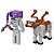 Boneco Minecraft Esqueleto e Cavalo - Mattel - Imagem 2
