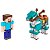 Boneco Minecraft Steve e Cavalo Armadura - Mattel - Imagem 4