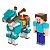 Boneco Minecraft Steve e Cavalo Armadura - Mattel - Imagem 3