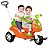 Moto Duo Infantil de Passeio ou Pedal C/2 Lugares - Calesita - Imagem 6