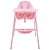 Cadeira de Refeição Macaron Rosa (até 15 kg) e Copo com Alça - Imagem 3