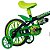 Bicicleta Infantil Aro 12 Black 12 e Capacete Preto - Nathor - Imagem 5