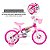 Bicicleta Infantil Aro 12 com Rodinhas Flower - Nathor - Imagem 3