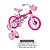 Bicicleta Infantil Aro 12 com Rodinhas Flower - Nathor - Imagem 6