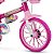 Bicicleta Infantil Aro 12 com Rodinhas Flower - Nathor - Imagem 4