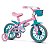 Bicicleta Infantil Aro 12 Charm com Capacete Rosa - Nathor - Imagem 2