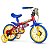 Bicicleta Infantil Aro 12 com Rodinhas Fireman - Nathor - Imagem 1