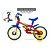 Bicicleta Infantil Aro 12 com Rodinhas Fireman - Nathor - Imagem 3