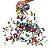 Lança Confete Colorido Metalizado 30 cm - Semaan - Imagem 5