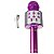 Microfone Karaokê Infantil WS858 Pink Sem Fio Com Bluetooth - Imagem 5