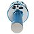Microfone Karaokê Infantil WS858 Azul Sem Fio Com Bluetooth - Imagem 5