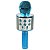 Microfone Karaokê Infantil WS858 Azul Sem Fio Com Bluetooth - Imagem 1