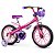 Bicicleta Infantil Aro 16 com Rodinhas Top Girls - Nathor - Imagem 1