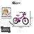Bicicleta Infantil Aro 16 com Rodinhas Top Girls - Nathor - Imagem 7