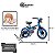 Bicicleta Infantil Aro 12 com Rodinhas Velloz - Nathor - Imagem 8