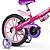 Bicicleta Infantil Aro 16 Top Girls e Capacete Rosa - Nathor - Imagem 4