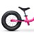 Bicicleta Balance Infantil Raiada e Capacete Rosa - Nathor - Imagem 4