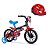 Bicicleta Infantil Aro 12 Mechanic e Capacete Spider-Man - Imagem 1
