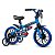 Bicicleta Infantil Aro 12 Veloz com Capacete Preto - Nathor - Imagem 2