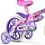 Bicicleta Infantil Aro 12 Cat com Capacete Rosa - Nathor - Imagem 5