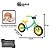 Bicicleta Infantil Balance Push Azul e Amarelo - Verden - Imagem 6