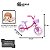 Bicicleta Infantil Balance Push Pink e Lilás - Verden - Imagem 6