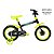 Bicicleta Infantil Jack Aro 12 Preto e Verde Limão - Verden - Imagem 4