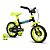 Bicicleta Infantil Jack Aro 12 Preto e Verde Limão - Verden - Imagem 1