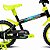 Bicicleta Infantil Jack Aro 12 Preto e Verde Limão - Verden - Imagem 3