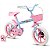 Bicicleta Infantil Paty Aro 12 Azul Bebê e Rosa - Verden - Imagem 1