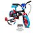 Bicicleta Infantil Sonic Aro 12 Preto e Azul - Verden - Imagem 4
