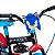 Bicicleta Infantil Sonic Aro 12 Preto e Azul - Verden - Imagem 7