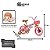 Bicicleta Infantil Princy Aro 12 Rosa e Dourado - Verden - Imagem 7