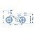 Bicicleta Infantil Aro 16 com Rodinhas Stitch - Nathor - Imagem 7
