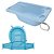 Banheira Plástica Rígida - Azul e Rede Protetora de Banho - Imagem 1