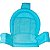 Banheira Plástica Rígida Azul e Rede Protetora de Banho - Imagem 6